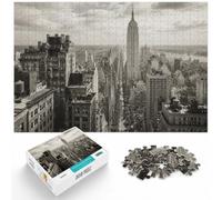 1000 Piece Jigsaw Puzzle for Adults, NYC New York City Skyline | For cold evenings at home: Adult jigsaw puzzle with 1000 pieces offers a longer activity for the holidays.