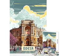 1000 Piece Jigsaw Puzzle for Adults Odesa Happy Indoor Family Gathering Fun Perfect Holiday Celebration Present (38x52cm)