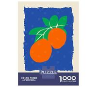 1000 Piece Jigsaw Puzzle for Adults Orange Fruit Illustration Jigsaw Toy Wall Decor Difficult Hard Unique Gifts for Birthday And Christmas 52x38cm/1000pcs