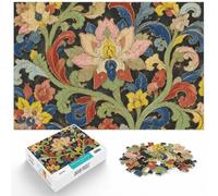 1000 Piece Jigsaw Puzzle for Adults, Owen Jones Chinese Floral Pattern | For the festive season: Adult jigsaw puzzle with 1000 pieces works as both a festive gift and an indoor activity.