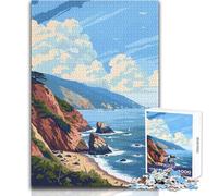 1000 Piece Jigsaw Puzzle for Adults Pacific Ocean Nature Art Toys Educational Games Enhance Memory Art Work Gift Size 38x26cm