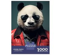 1000 Piece Jigsaw Puzzle for Adults Panda Animal Funny Jigsaw Toy Wall Decor Difficult Hard Unique Gifts for Birthday And Christmas 38x26cm/1000pcs