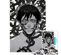 1000 Piece Jigsaw Puzzle for Adults Parasitic Smile︰ The Void Beneath Jigsaw for Adults Brain Teaser Game Enhance Memory Parent-child Interaction (Size 38x26cm)