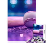 1000 Piece Jigsaw Puzzle for Adults Passion for Baseball Home Decoration Toys Funny Gift Hands-on Game Decompressing Intellectual Size 50x75cm