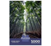 1000 Piece Jigsaw Puzzle for Adults Path In The Bamboo Jigsaw for Adults Relaxing Games Stress Reliever Birthday And Unique Gifts 38x26cm/1000pcs