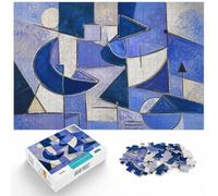 1000 Piece Jigsaw Puzzle for Adults, Paul Klee Blue Night 1937 | For winter weekends: Adult jigsaw puzzle with 1000 pieces; for family downtime during the festive period.