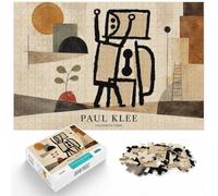 1000 Piece Jigsaw Puzzle for Adults, Paul Klee Locksmith 1940 | For cold evenings at home: Adult jigsaw puzzle with 1000 pieces; for family downtime during the festive period.