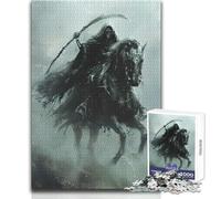 1000 Piece Jigsaw Puzzle for Adults Phantom Rider Perfect for Calm Leisure Hours High Grade Precise Cut Play Toy Size 38x26cm