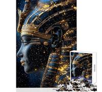 1000 Piece Jigsaw Puzzle for Adults Pharaoh in The Cosmos Brain Teaser Game Presents for Women Toy Wall Decor Birthday Present, Gifts, (50x75cm)