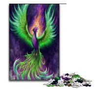 1000 Piece Jigsaw Puzzle for Adults Phoenix in The Universe Jigsaw Brain Teaser Puzzle Christmas Birthday Gifts 75x50cm