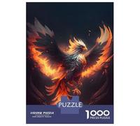 1000 Piece Jigsaw Puzzle for Adults Phoenix Mythology Evo Bird Jigsaw for Adults Relaxing Games Stress Reliever Birthday And Unique Gifts 52x38cm/1000pcs