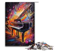 1000 Piece Jigsaw Puzzle for Adults Piano Colorfull Puzzle Game,Perfect Decoration for Teens Age 14 Years Up 1000 PCS(38x26cm)