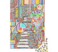 1000 Piece Jigsaw Puzzle for Adults, Piano Into Heaven, 38x26cm/1000pcs, Puzzle Lover Present, Family Activity And Couples And Families