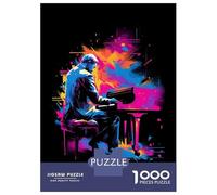 1000 Piece Jigsaw Puzzle for Adults Piano Performance Puzzles for Adults Relaxing Games Pattern Assembly for Is Ideal As A Gift 52x38cm/1000pcs
