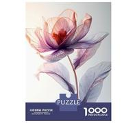 1000 Piece Jigsaw Puzzle for Adults Pink Iris Flowers Jigsaw for Adults Relaxing Games Stress Reliever Birthday And Unique Gifts 52x38cm/1000pcs