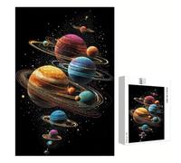 1000 Piece Jigsaw Puzzle for Adults, Planet & Universe Premium Wooden Puzzles with Poster, Classic Cut, Interlocking Pieces for Home Decor & Mindfulness 30 x 20 in - Aged 14+ Only (Not a Toy) P3#1116