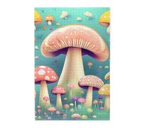 1000 Piece Jigsaw Puzzle for Adults,Pretty Little Mushrooms, Puzzles with Letters on Back, Challenging Puzzle for Game Night Home Décor, 19.7 x 29.5