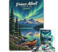 1000 Piece Jigsaw Puzzle for Adults, Prince Albert National Park | For quiet Christmas days: Adult jigsaw puzzle with 1000 pieces; for family downtime during the festive period.