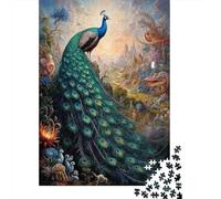 1000-Piece Jigsaw Puzzle for Adults, Proud Peacock Menagerie, 70x50cm/1000pcs, Puzzle Lover Present, Relaxing Indoor Activity And Quiet Weekends