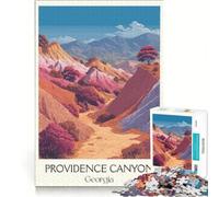 1000 Piece Jigsaw Puzzle for Adults Providence Canyon Georgia, Relaxing Games, Difficult And Challenge, Unique Birthday And Gifts 38x52cm