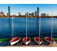 1000 Piece Jigsaw Puzzle for Adults-Puzzles 1000 Pieces for Teenagers Gifts - Relax Puzzles Games-Brain Teaser Puzzle Boston USA Rivers Marinas 70x50cm