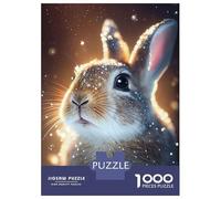 1000 Piece Jigsaw Puzzle for Adults Rabbit Cute Jigsaw for Adults Relaxing Games Stress Reliever Birthday And Unique Gifts 38x26cm/1000pcs