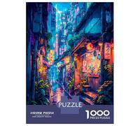 1000 Piece Jigsaw Puzzle for Adults Radiant City Adult Jigsaw Puzzle Toy Wall Decor Precision Cutting Unique Gifts for Birthday And Christmas 52x38cm/1000pcs