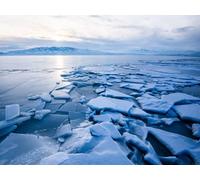 1000 Piece Jigsaw Puzzle for Adults-Relax Puzzles Games - Lake ice shards 75x50cm