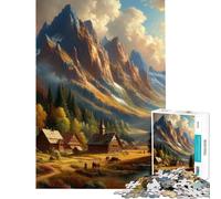 1000 Piece Jigsaw Puzzle for Adults Romanticism Paint V Educational Challenge Hand Speed Race Brain Teaser Game for And from 14 Years And over (38x52cm)