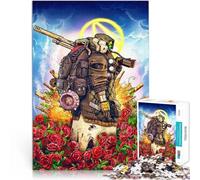 1000 piece jigsaw puzzle for adults Rose Gunner Made of cardboard Suitable for ages 14 and up Analysis and logic Birthday Gifts。size:38x52cm/14.96x20.47inch