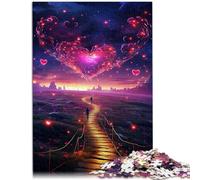 1000 Piece Jigsaw Puzzle for Adults Rose Road to the Sky for Puzzle Gifts 26x38cm gifts for friends and family for ages 14+