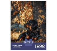 1000 Piece Jigsaw Puzzle for Adults Rottweiler Under A Tree Puzzles for Adults Toy Wall Decor Presents for Women Difficult And Challenge 70x50cm/1000pcs