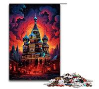 1000 Piece Jigsaw Puzzle for Adults Russia Red Square Jigsaw Brain Teaser Puzzle Christmas Birthday Gifts 75x50cm