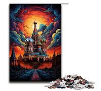 1000 Piece Jigsaw Puzzle for Adults Russia Red Square Jigsaw Brain Teaser Puzzle Christmas Birthday Gifts 75x50cm