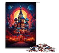 1000 Piece Jigsaw Puzzle for Adults Russia Red Square Jigsaw Brain Teaser Puzzle Christmas Birthday Gifts 75x50cm