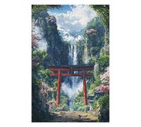 1000 Piece Jigsaw Puzzle for Adults, Sacred Falls of the Hidden Shrine
