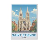 1000 Piece Jigsaw Puzzle for Adults,Saint-Étienne Loire,Paper Puzzle - for Adults Teens Educational Toys Gifts(38x26cm)-GM59