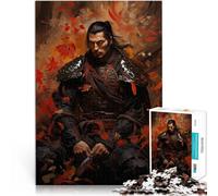 1000 Piece Jigsaw Puzzle for Adults Samurai Art Made of wood for age 14 years and over Toy Intellectual Game deal as gifts for the whole family 。size:50x75cm/19.68x29.52inch