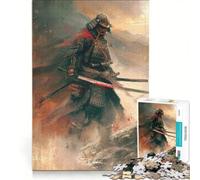 1000 Piece Jigsaw Puzzle for Adults Samurai Warrior Japanese, Educational Toy, Decompressing Intellectual, Great Gift for Gaming 50x75cm