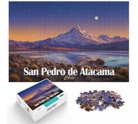 1000 Piece Jigsaw Puzzle for Adults, San Pedro de Atacama, Chile Landscape | For the Christmas break, this adult jigsaw puzzle with 1000 pieces offers a screen-free activity for the Christmas break.