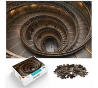 1000 Piece Jigsaw Puzzle for Adults, Scala del Bramante | For a puzzle gift during the festive season: Adult jigsaw puzzle with 1000 pieces offers a classic activity for Christmas.