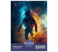 1000 Piece Jigsaw Puzzle for Adults Scuba Diver In Planets Adult Jigsaw Puzzle Toy Wall Decor Precision Cutting Unique Gifts for Birthday And Christmas 52x38cm/1000pcs