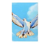1000 Piece Jigsaw Puzzle for Adults,Seagulls in Flight, Puzzles with Letters on Back, Challenging Puzzle for Game Night Home Décor, 19.7 x 29.5