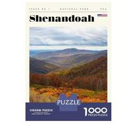 1000 Piece Jigsaw Puzzle for Adults Shenandoah National Park Travel Art Jigsaw for Adults Hands-on Game Improve Memory Birthday And Unique Gifts 70x50cm/1000pcs