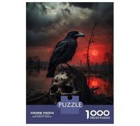 1000 Piece Jigsaw Puzzle for Adults Silence of The Swamp Puzzles for Adults Fun Games Precision Cutting Difficult And Challenge 52x38cm/1000pcs