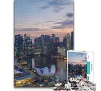 1000 Piece Jigsaw Puzzle for Adults Singapore Home Art Decor Hands-on Game Suitable for Ages 14 And Up 50x75cm