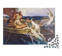 1000 Piece Jigsaw Puzzle for Adults, Sirens Sailors Ancient Ship | Adult jigsaw puzzle with 1000 pieces; for a gift that can be enjoyed well beyond the holidays.