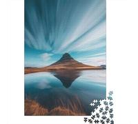 1000-Piece Jigsaw Puzzle for Adults, Snfellsnes Summit, 70x50cm/1000pcs, A Calm After-work Activity; White Card Pieces with Reduced Dust