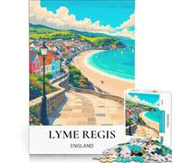 1000 Piece Jigsaw Puzzle for Adults Southern England, Brain Teaser Game, Precision Cutting, Artists Collection, Fine Art 50x75cm