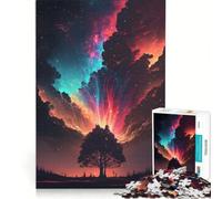1000 Piece Jigsaw Puzzle for Adults Space Fantasy Landscape, Anti-Stress Toys, Difficult Challenge, Deal As Gifts for The Whole Family 38x26cm